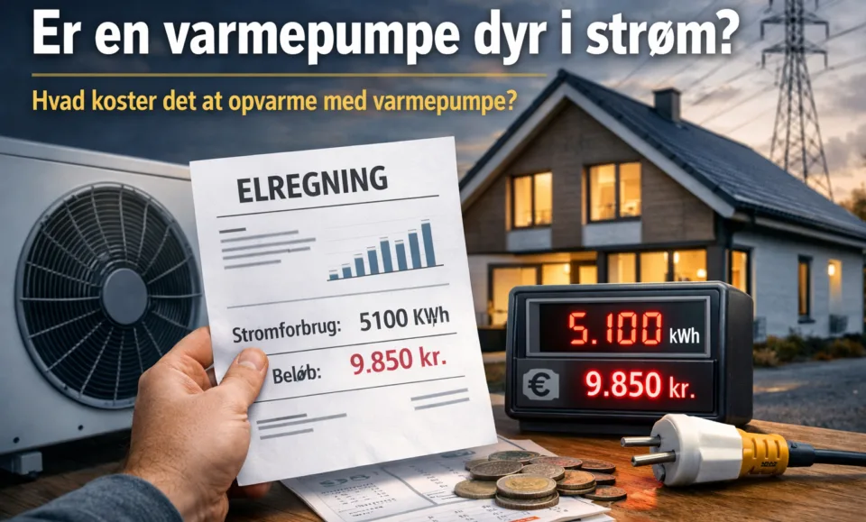 varmepume versus strøm