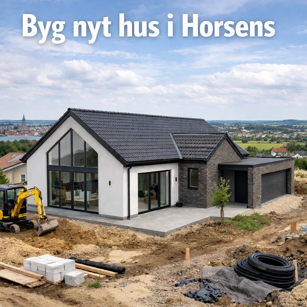 Byg nyt hus i Horsens – Priser, grundpriser og byggeri