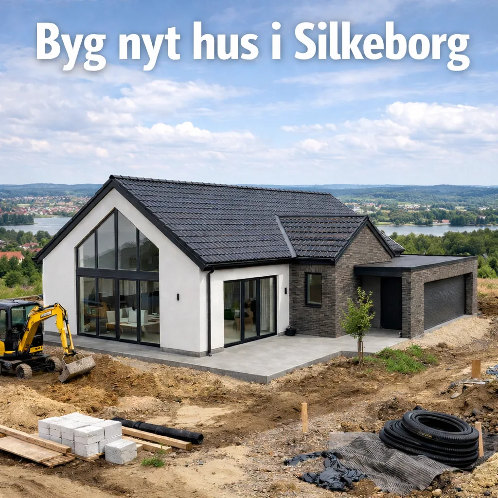 Byg nyt hus i Silkeborg – Priser, grundpriser og byggeri