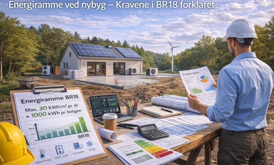 Energiramme ved nybyg – Kravene i BR18 forklaret
