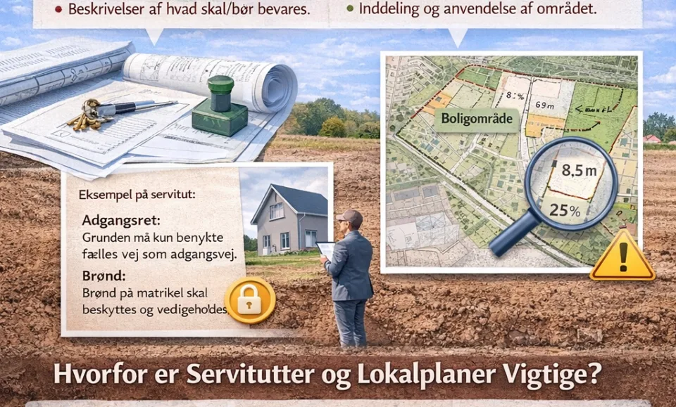 Hvad er servitutter og lokalplaner på byggegrunde?