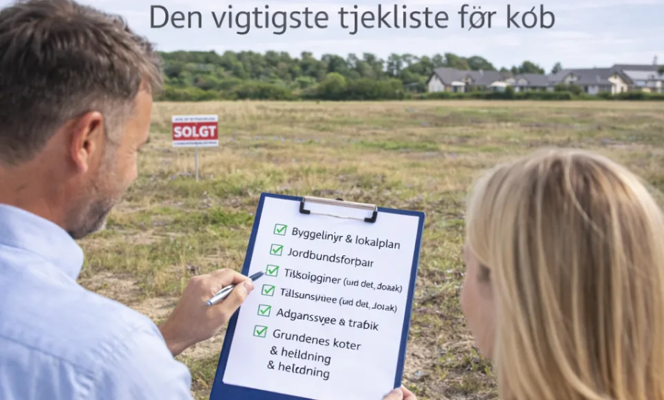 Hvad skal man undersøge ved byggegrund? – Den vigtigste tjekliste før køb