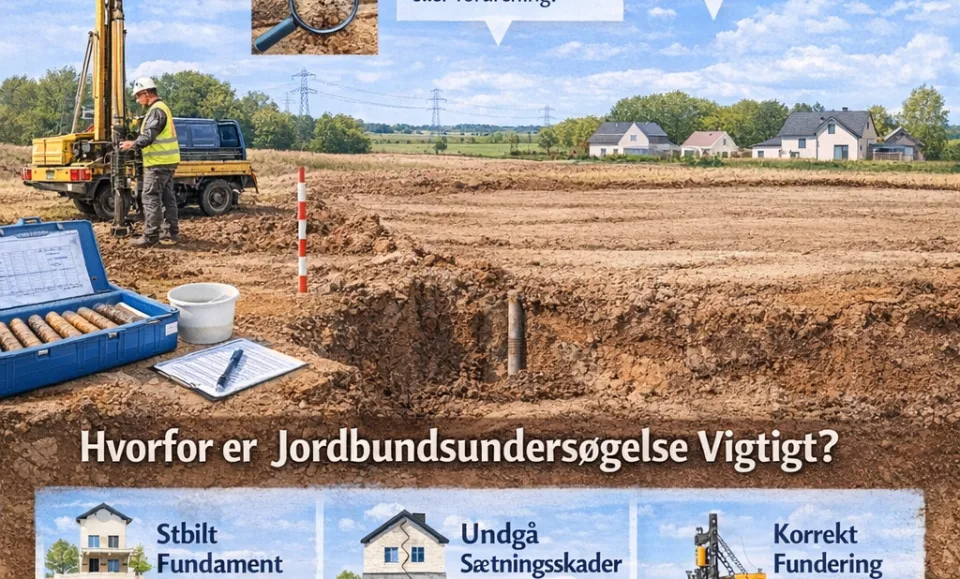 Jordbundsundersøgelse – pris og hvorfor den er vigtig før nybyg