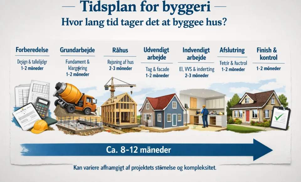 Tidsplan for byggeri