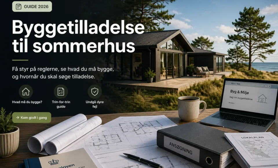 Byggetilladelse til sommerhus (2026 guide)