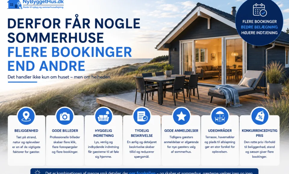 Derfor får nogle sommerhuse flere bookinger end andre