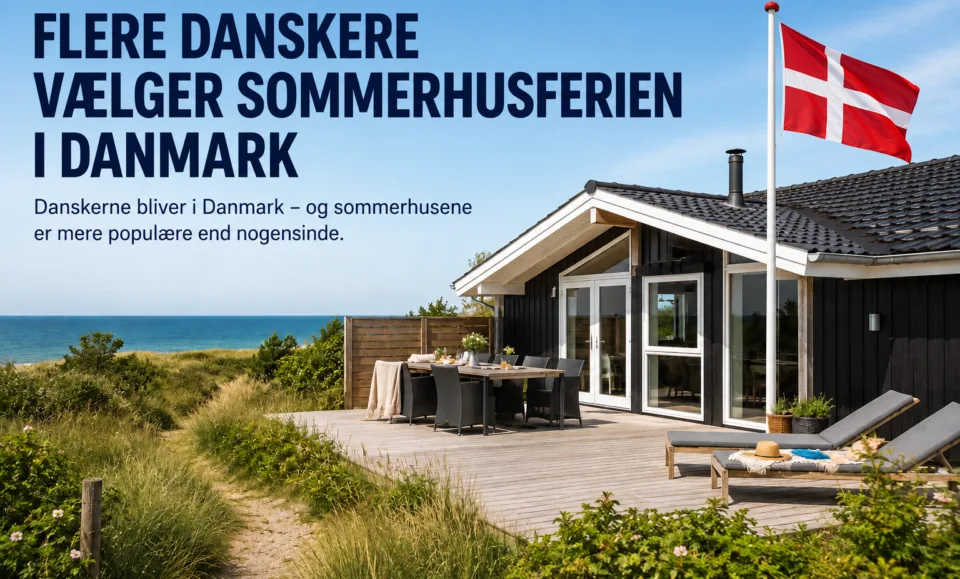 Flere danskere vælger sommerhusferien i Danmark