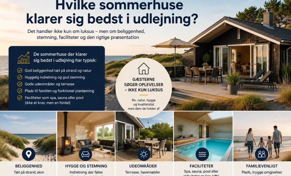 Hvilke sommerhuse klarer sig bedst i udlejning?