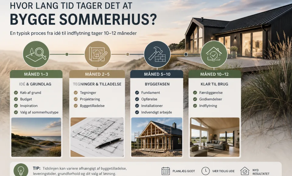 Hvor lang tid tager det at bygge sommerhus?