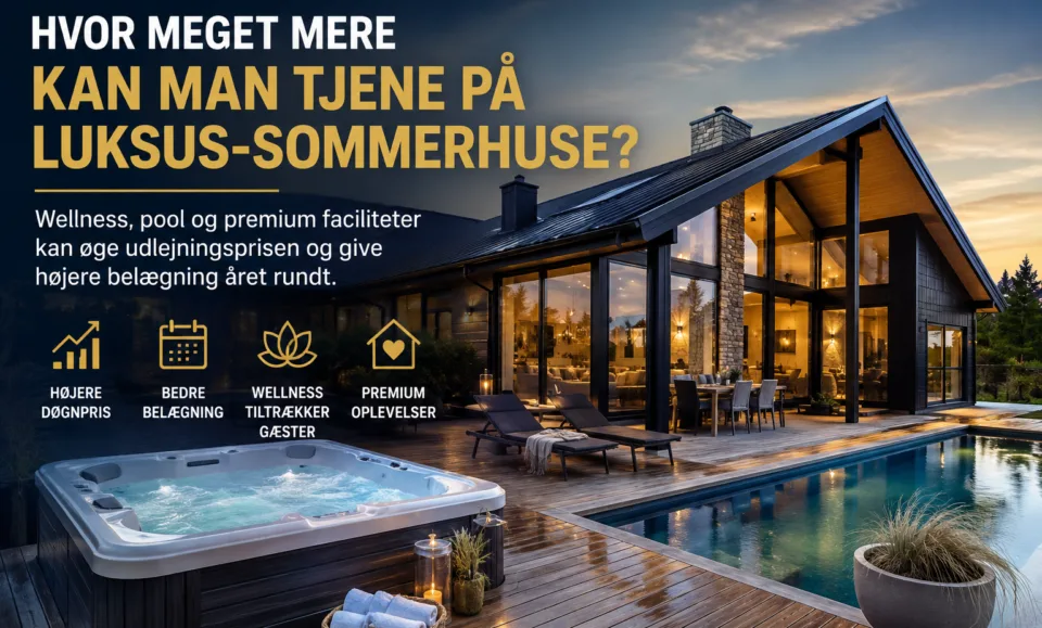 Hvor meget mere kan man tjene på luksus-sommerhuse?