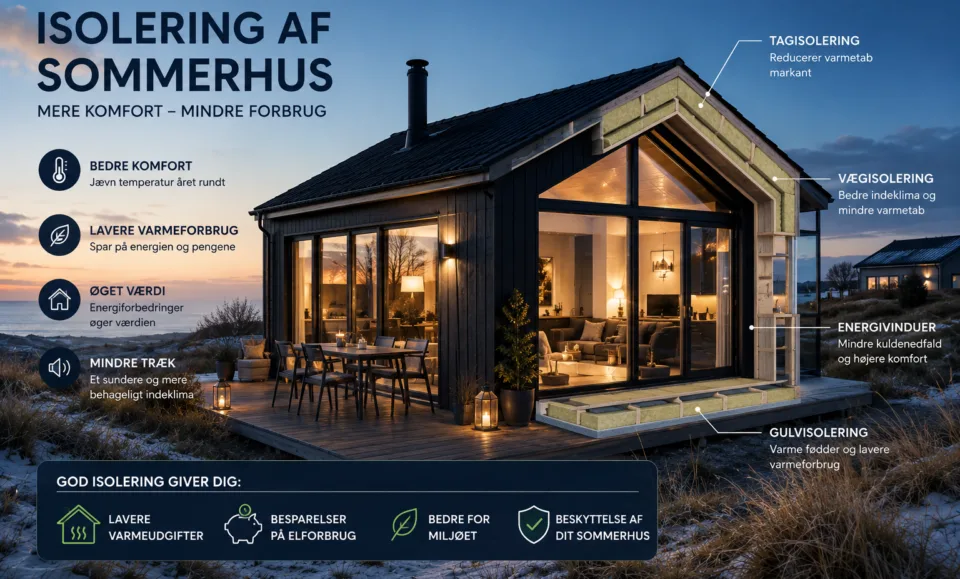 Isolering af sommerhus