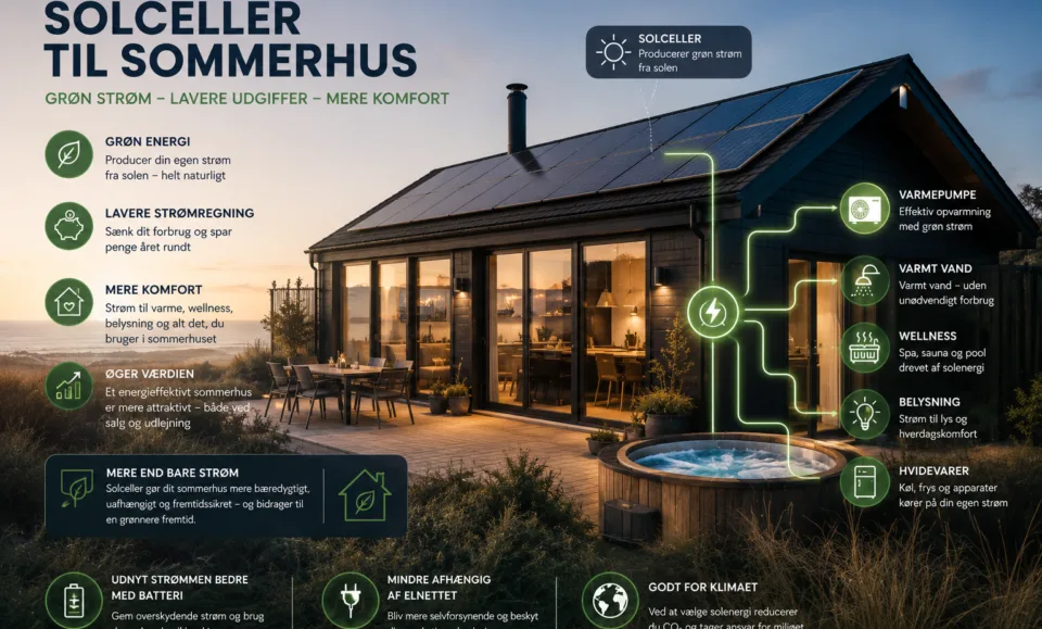 Solceller til sommerhus