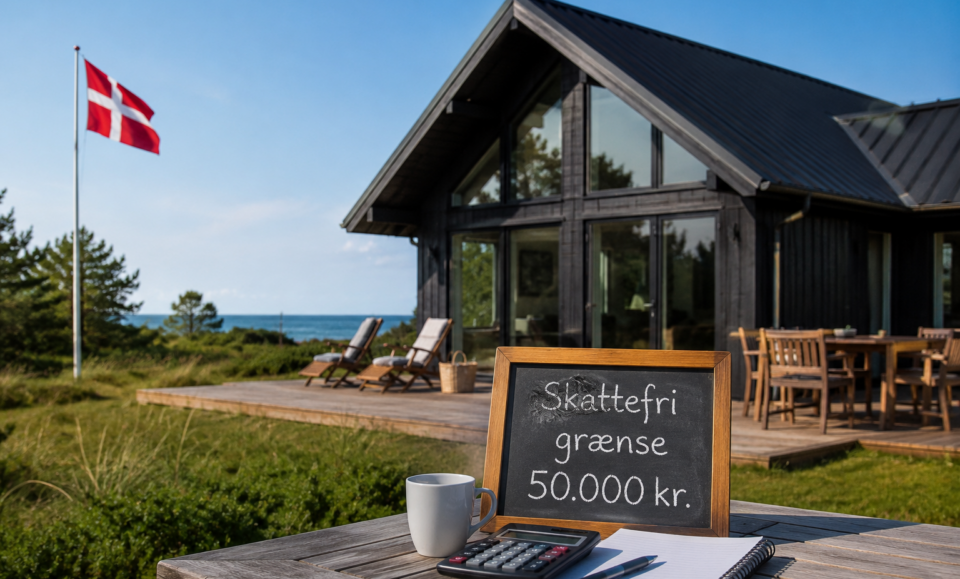 Skattefri grænse runder for første gang 50.000 kr. – det betyder det for dit sommerhus
